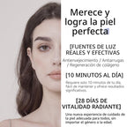 HIME SAMA Máscara facial LED, máscara LED de 8 colores para el cuid...