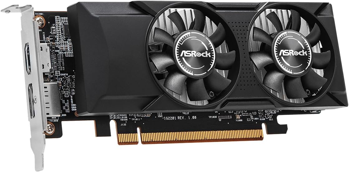 ASRock Intel Arc A310 - Tarjeta gráfica de perfil bajo de 4 GB, rel...