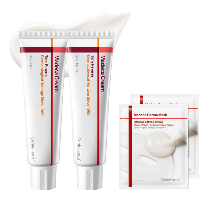 CENTELLIAN 24 Madeca Cream Time Reverse 1.7 fl oz (2 piezas) + másc...