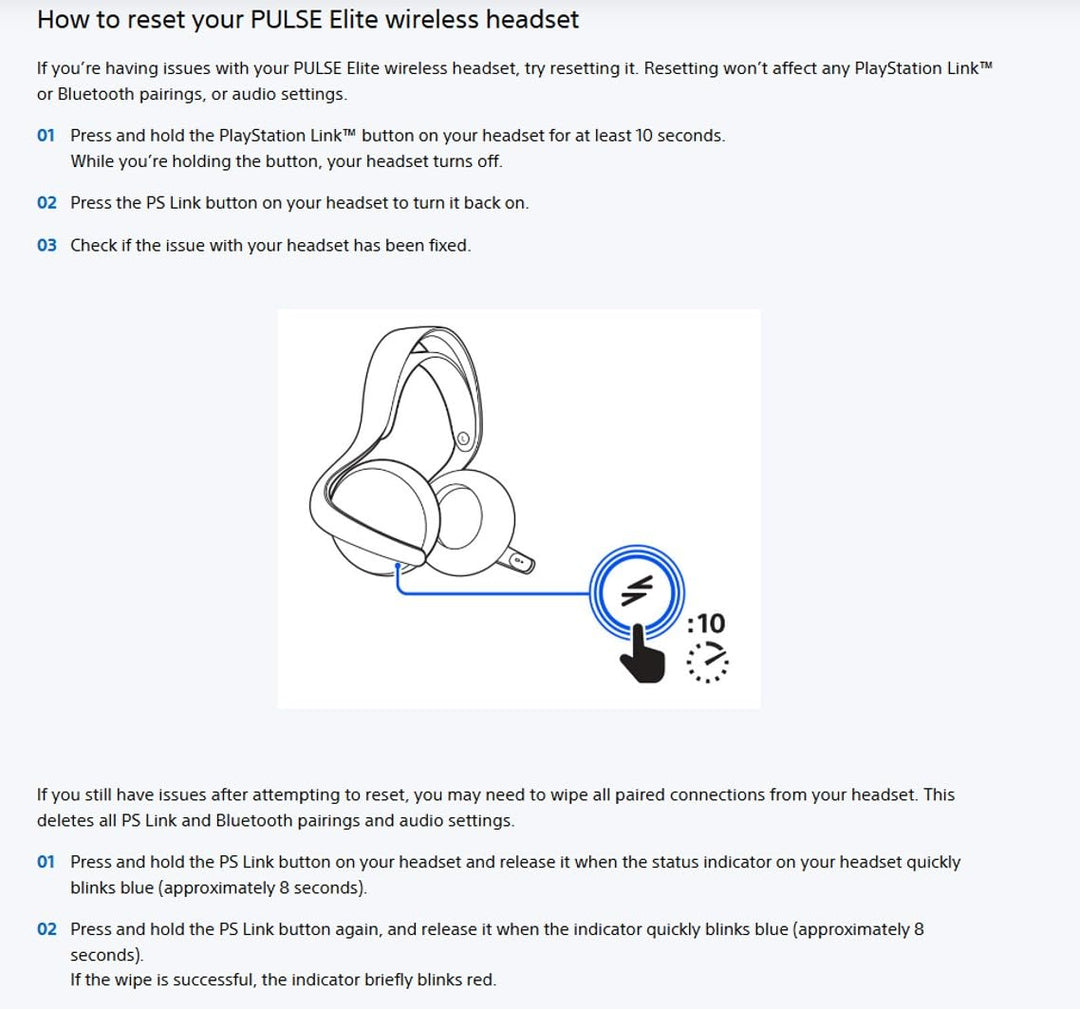 PlayStation Pulse Elite Wireless Headset