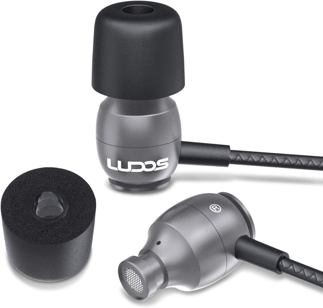 LUDOS Clamor \u2013 Audífonos con cable, intraauriculares, con micr...