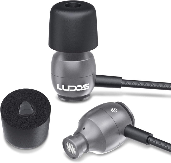 LUDOS Clamor \u2013 Audífonos con cable, intraauriculares, con micr...