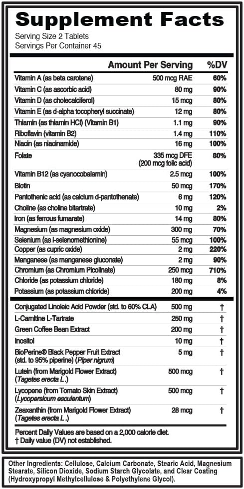 Evlution Nutrition VitaLean - Vitaminas + Apoyo para la pérdida de...
