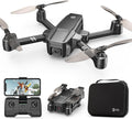 Holy Stone HS440 Drone FPV plegable con cámara WiFi 1080P para adultos principiantes y niños; control de gestos de voz RC Quadcopter con batería modular para largo tiempo de vuelo, vuelo automático, estuche de transporte
