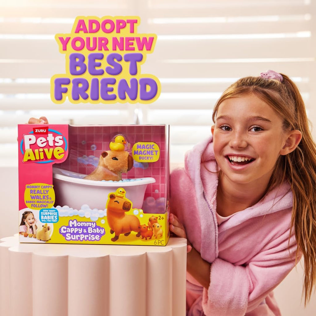 Pets Alive Mommy Capybara y Baby Surprise by ZURU
