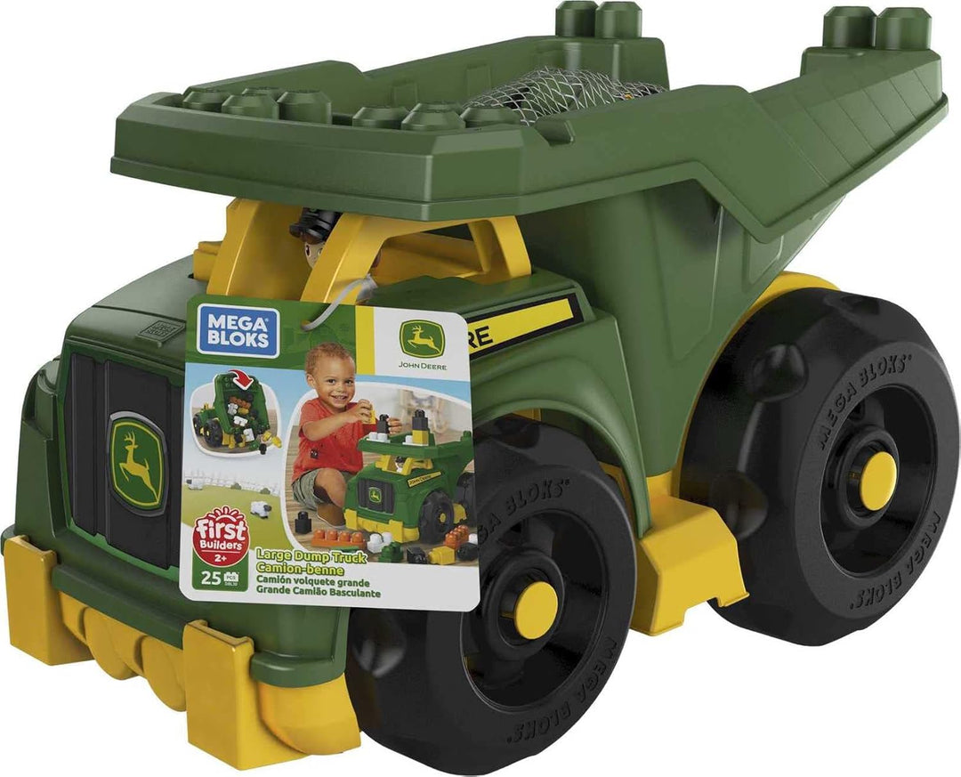 MegaBloks John Deere Dump camión verde