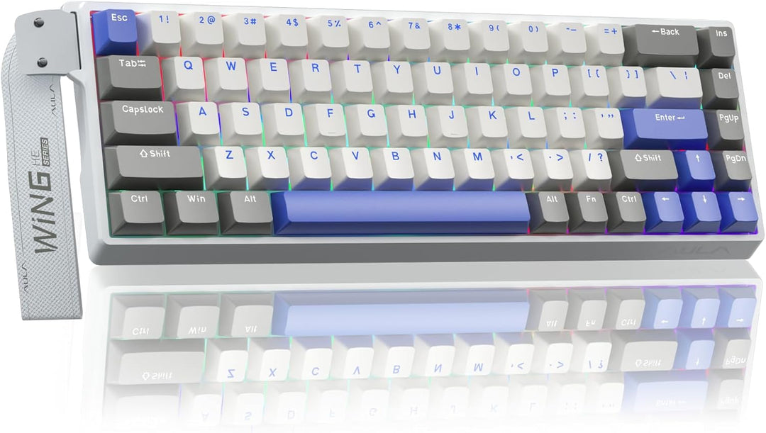 AULA WIN68 HE MAX - Teclado de Juegos con Efecto Hall y Interruptor...