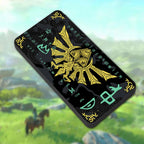 PERFECTSIGHT Funda para tarjetas de juego de 48 interruptores para Nintendo Switch OLED/ Lite, funda de cartucho para 2 juegos para tarjetas de juego y tarjetas SD, caja de almacenamiento compacta portátil Kawaii, Black Kingdom