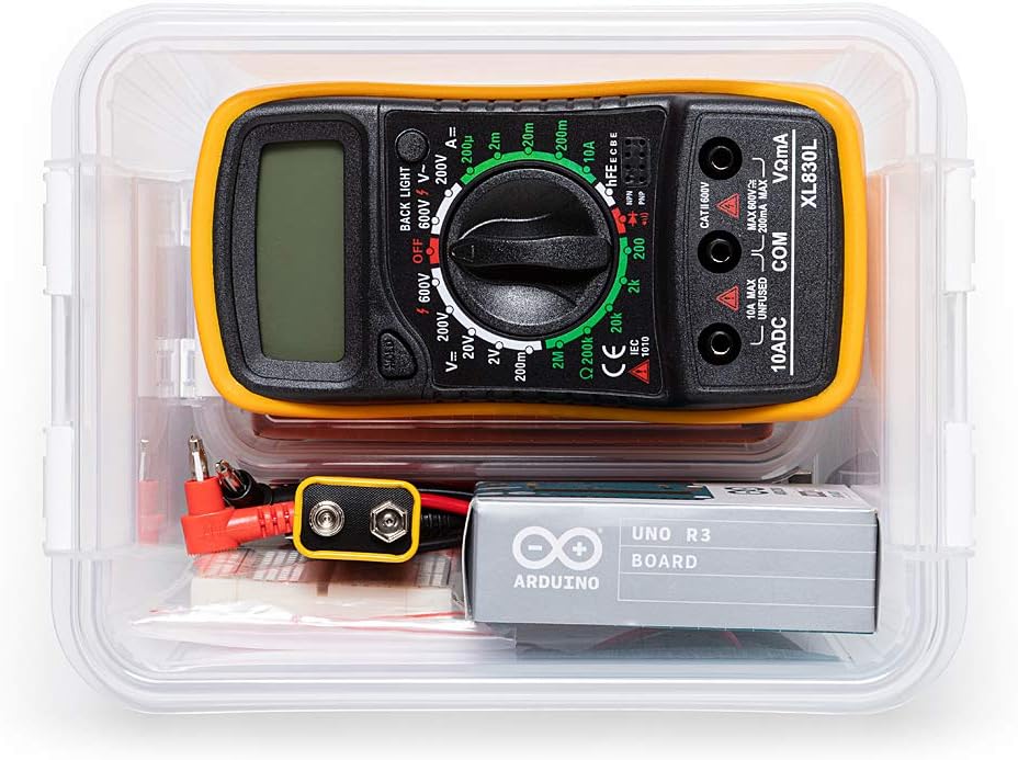 Arduino Student Kit [AKX00025] - Kit completo de aprendizaje STEM con proyectos prácticos, sensores, componentes y plan de estudios interactivo para electrónica y programación