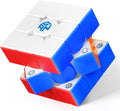 GAN 356 ME, Speed Cube 3x3 Juguete de Rompecabezas Magnético con 48 Imanes GES Pro+ Personalizado 12 Configuraciones de Tensión, Ideal para Niños, Chicos y Adultos, Versión Mejorada GAN 356 M, Versión