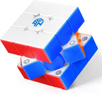 GAN 356 ME, Speed Cube 3x3 Juguete de Rompecabezas Magnético con 48 Imanes GES Pro+ Personalizado 12 Configuraciones de Tensión, Ideal para Niños, Chicos y Adultos, Versión Mejorada GAN 356 M, Versión