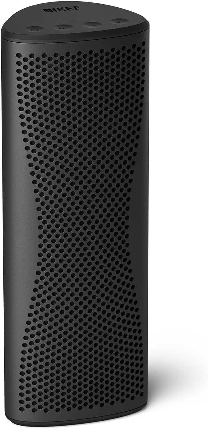 KEF Muo Altavoz portátil de alta fidelidad (negro medianoche)
