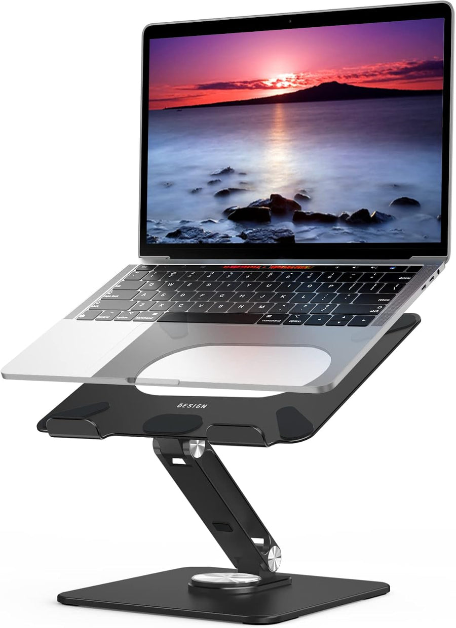 BESIGN LSX7 - Soporte para laptop con base giratoria de 360 grados,...