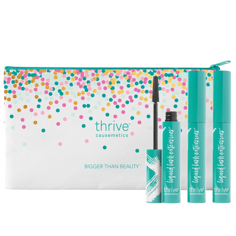 Thrive Causemetics Rímel de Extensiones de Pestañas Líquidas Paquet...