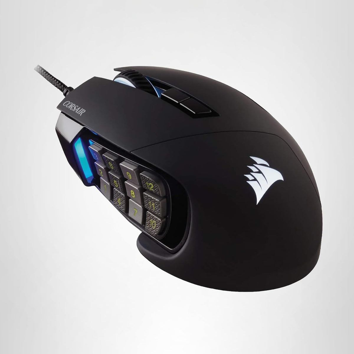 Corsair Scimitar RGB Elite Mouse para juegos MOBA\/MMO con cable -...