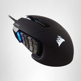 Corsair Scimitar RGB Elite Mouse para juegos MOBA\/MMO con cable -...
