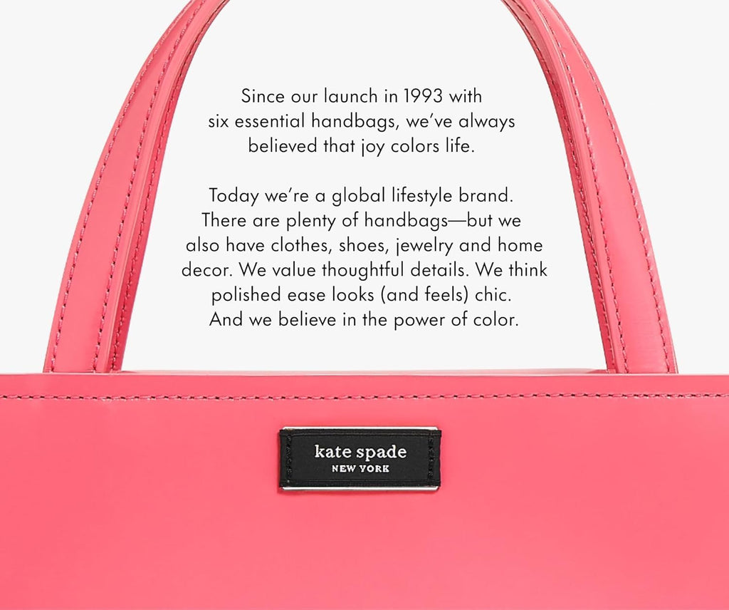 Kate Spade New York - Bolsa de almuerzo aislada, punto blanco