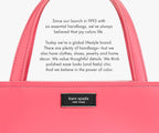 Kate Spade New York - Bolsa de almuerzo aislada, punto blanco
