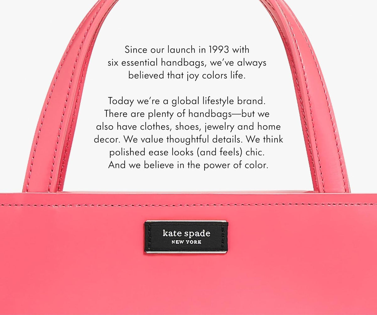 Kate Spade New York - Bolsa de almuerzo aislada, punto blanco