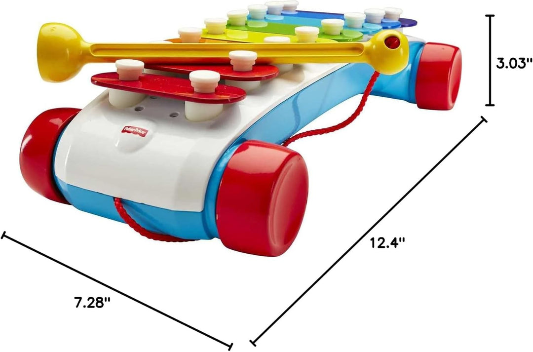 Fisher-Price Juguete de Arrastre para Niños Pequeños, Xilófono Clás...
