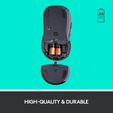 Logitech M510 - Mouse inalámbrico para computador Forma cómoda con...