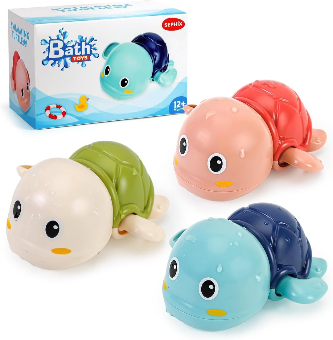 SEPHIX - Juguetes de baño a cuerda regalos para bebés