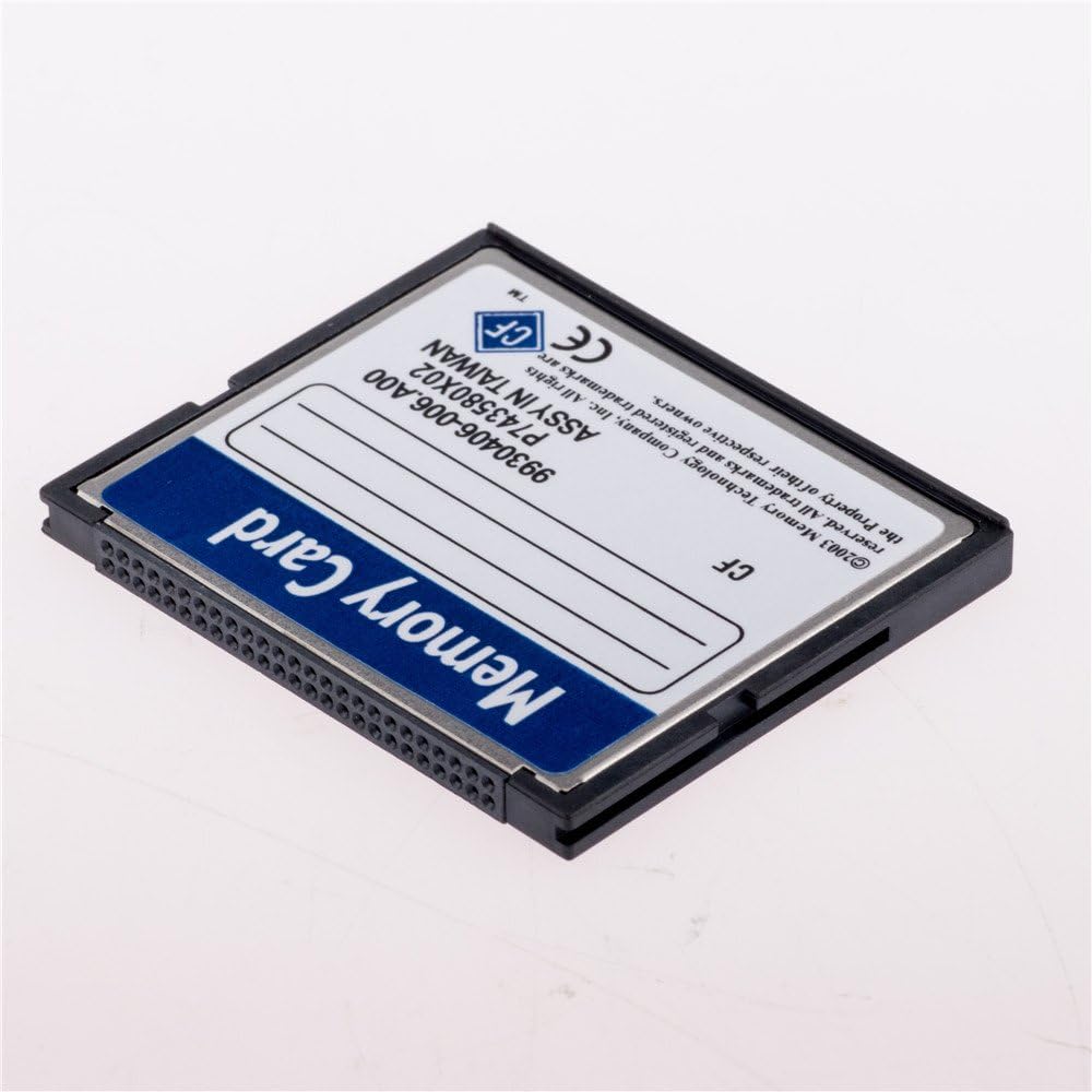 Velocidad de la tarjeta de memoria CF1GB hasta 50MB/s