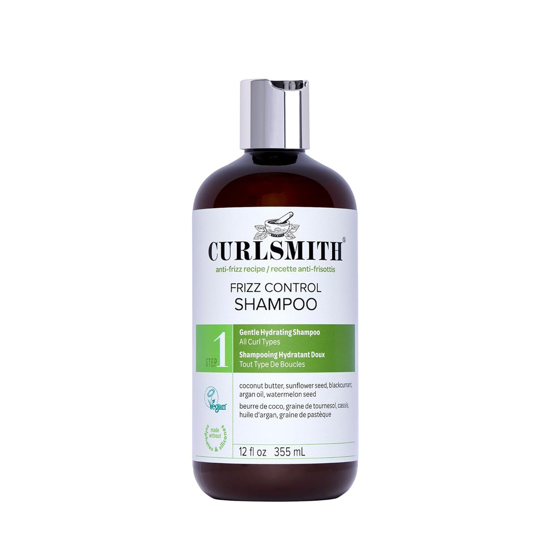 CURLSMITH Frizz Control Shampoo - Frizz-Fighting Shampoo for Curls,...