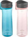 Contigo 2144909 Botella de agua, 24oz, Juniper & Pink Lemonade.