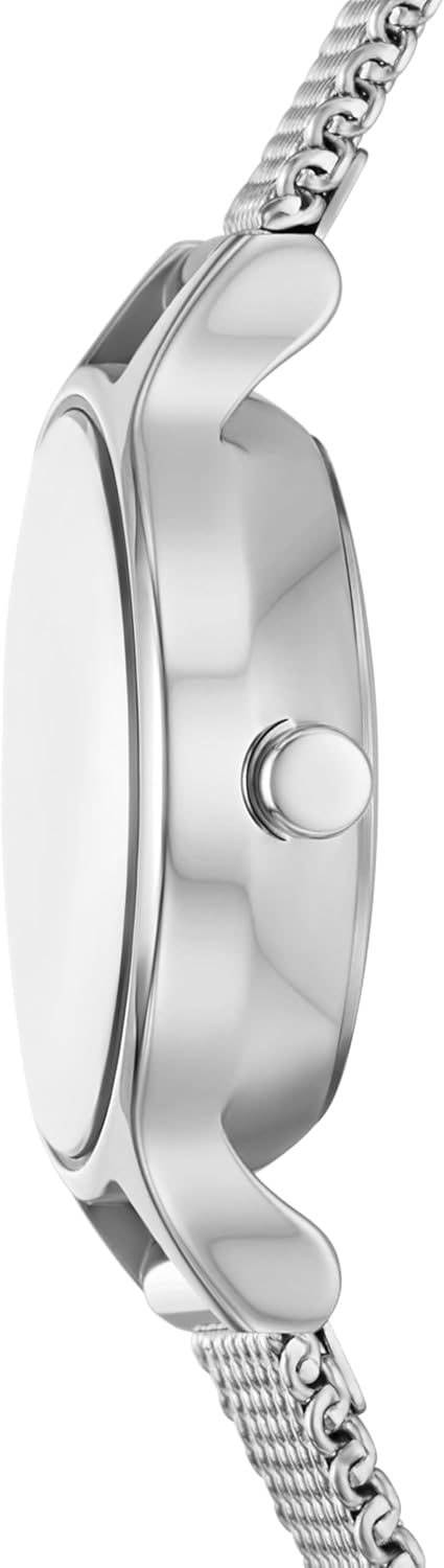 Reloj Skagen Anita para mujer con pulsera de acero inoxidable, malla o correa de cuero