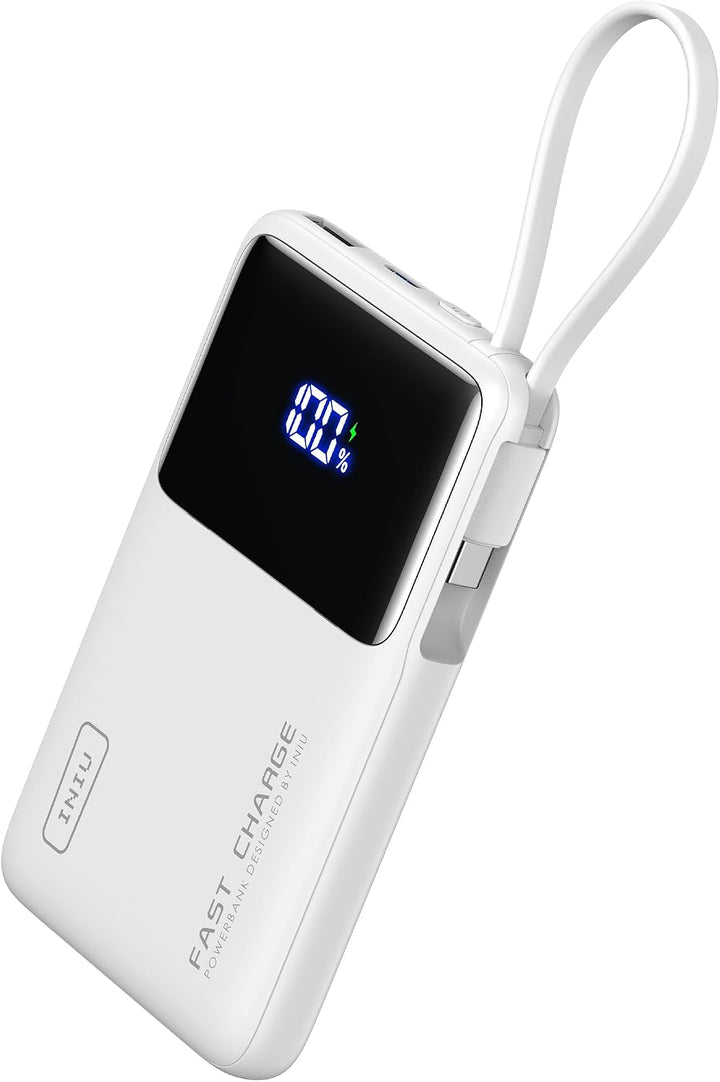 Cargador portátil INIU, banco de energía de 10000 mAh más delgado c...