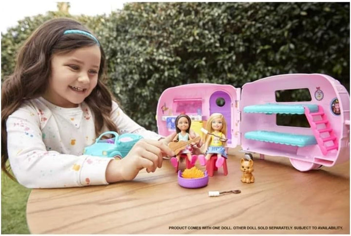 Set de juego de muñeca Barbie Chelsea (camper)