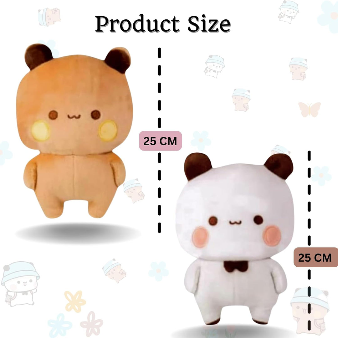 Kawai Panda and Bear - Juego de 2 piezas de recuerdo romántico de a...