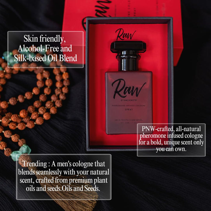 RawChemistry Colonia con Feromonas Raw para Hombres \u2013 Spray de...
