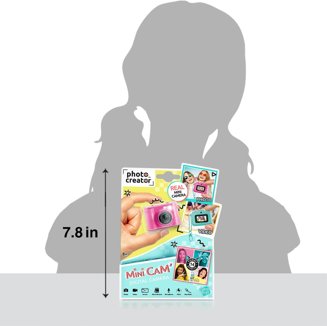 Cámara Digital Compacta Mini\u2019Cam Photo Creator - Rosa; Persona...