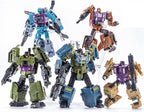 Juguetes de Deformación Combinador Set 5 en 1 Figura de Acción de Anime a Pequeña Escala Modelo de Robot Regalo para Adultos y Niños