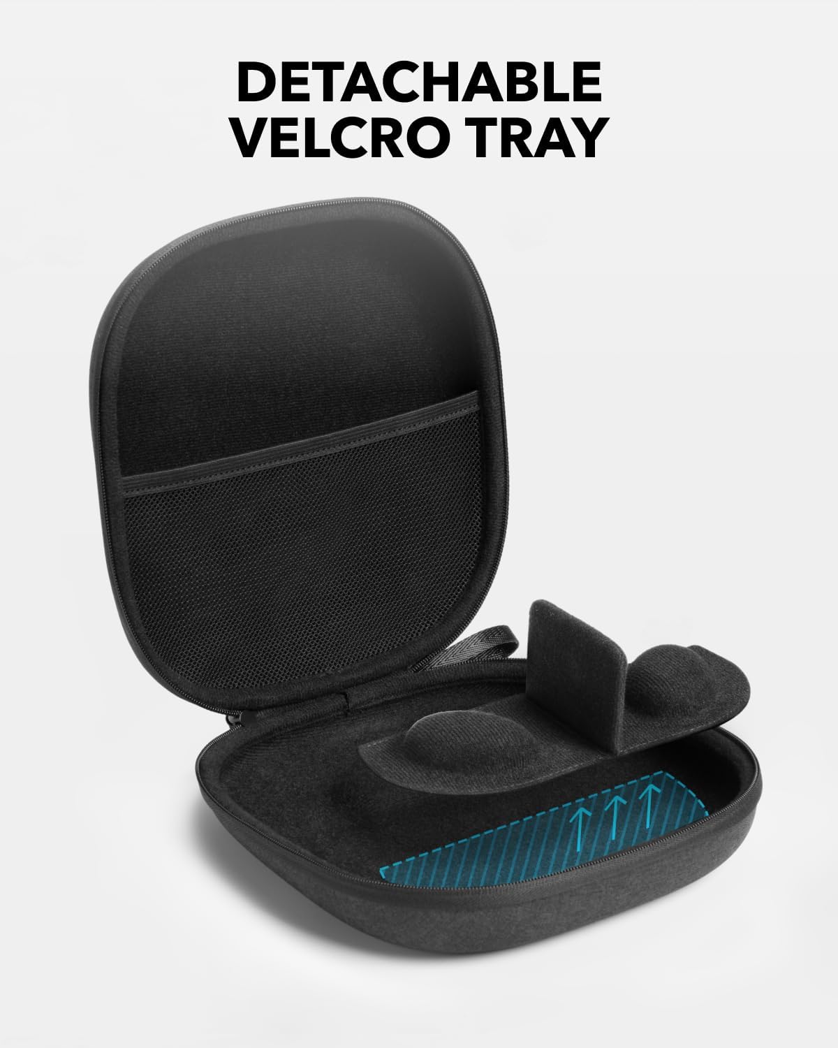soundcore por Anker, Estuche para Auriculares, Compatible con Todos los Auriculares Over-Ear soundcore, Resistente a Arañazos, Resistente al Agua y al Polvo, Resistente a Impactos, Bolsillo para