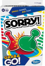 Hasbro Gaming Lo sentimos Juego de mesa de viaje Grab and Go