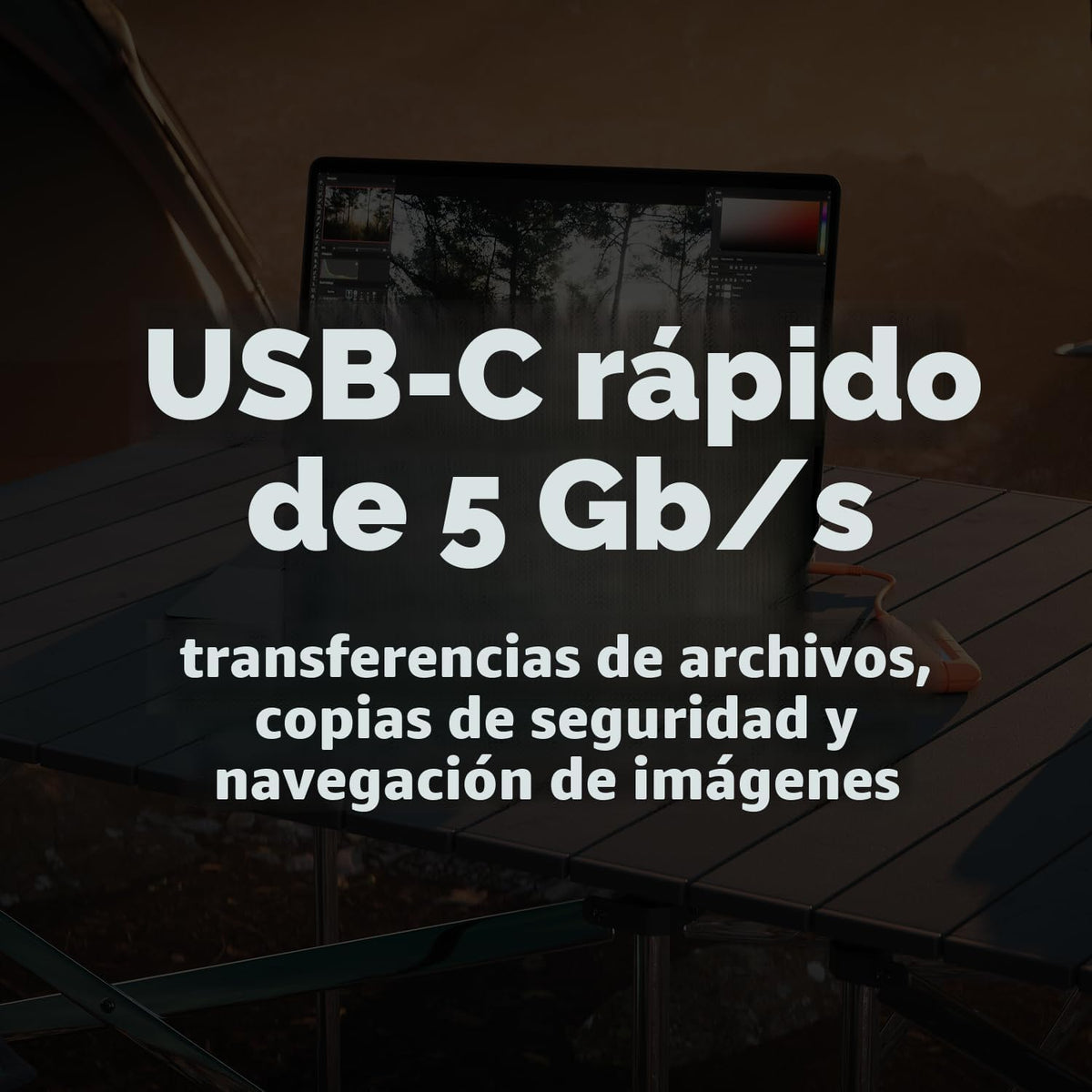 LaCie Disco duro externo resistente USB-C de 2 TB HDD portátil \u20...
