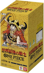 Bandai Paquete de refuerzo de juego de cartas de una pieza El guerrero más fuerte del mundo [OP-17] (caja) 24 paquetes