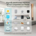 Lámpara Matter Smart Power Strip, funciona con Apple, Alexa y Google