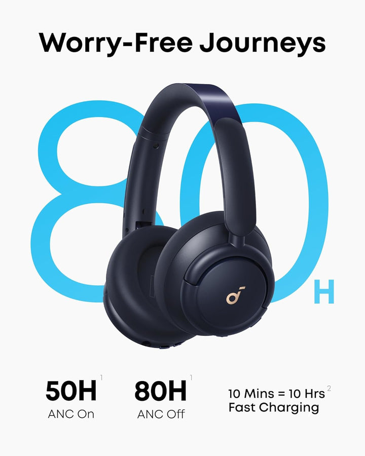 Soundcore Life Q30 de Anker, auriculares híbridos con cancelación a...