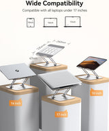 ORICO ST11 - Soporte ergonómico para computadora portátil, elevador...