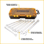 Juego de llaves combinadas DeWalt, métricas, 8 piezas (DWMT73810)