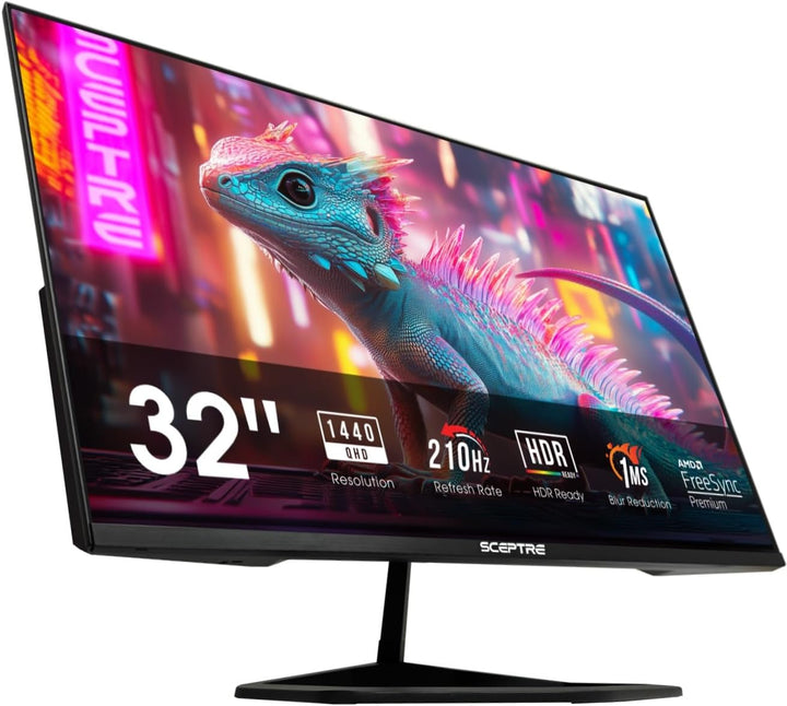 Sceptre Nuevo monitor para juegos 2K QHD 2560 x 1440 Prime de 32 pu...