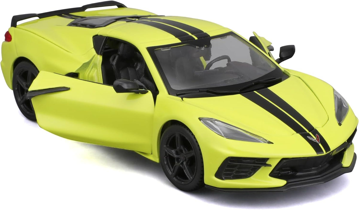 Maisto 1:24 SE 2020 Chevrolet Corvette Stingray Z51 - Amarillo