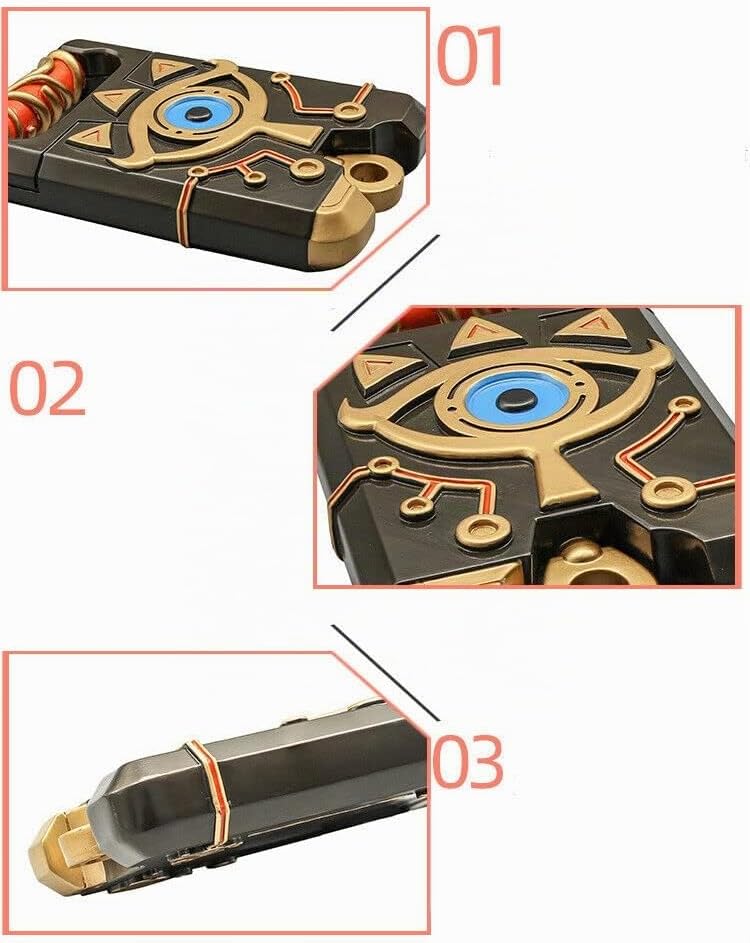 Sheikah Slate Zelda Botw Ojo de Sheikah Ojos Azules Piedra Cosplay Prop