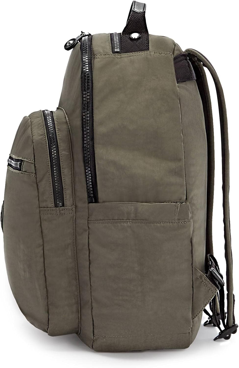 Kipling Mochila para laptop Seúl L sólida para mujer, Verde (Green...