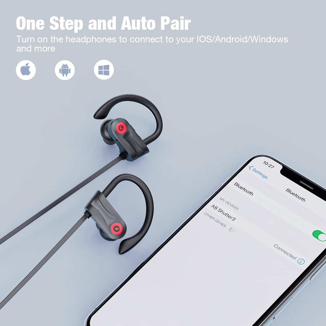 Auriculares Bluetooth Boean, auriculares inalámbricos con 16 horas...