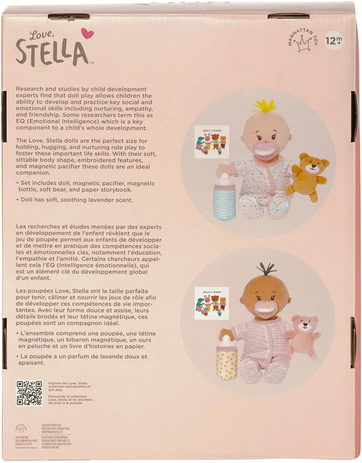 Muñeca suave de hora de dormir de Manhattan Toy Wee Baby Stella, be...